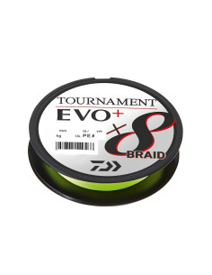 Daiwa Tournament x8 Braid EVO+ 0.14mm 135m Chartreuse
